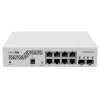 Tinklo jungiklis MikroTik CSS610-8G-2S+IN — 8x Gigabit RJ-45, 2x SFP+ 10G, PoE, 12–57 V įėjimas