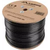 Lanberg LCF5-21CU-0305-BK Cat5e F/UTP išorinis instaliacinis kabelis, vienasmenis varis, 305 m, juodas