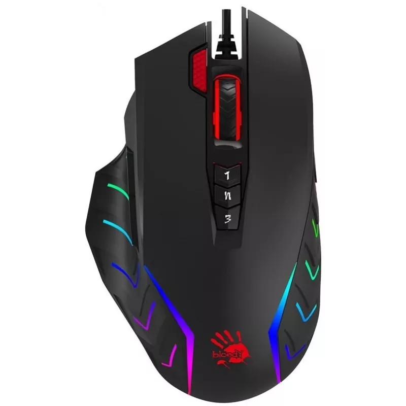 A4Tech pelė Bloody J95S Stone juoda USB (aktyvuota) A4TMYS47300