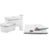 ZWILLING Fresh & Save plastikinis vakuumavimo starterio rinkinys M/L, 7 vnt., baltas