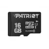 PATRIOT PSF16GMDC10 microSDHC atminties kortelė – 16 GB, Class 10, UHS-I (U1), 80 MB/s, juoda