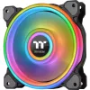 Thermaltake Riing Quad 12 RGB CL-F088-PL12SW-C 120 mm radiatoriaus ventiliatorius, TT Premium Edition, vienas ventiliatorius, be valdiklio, juodas