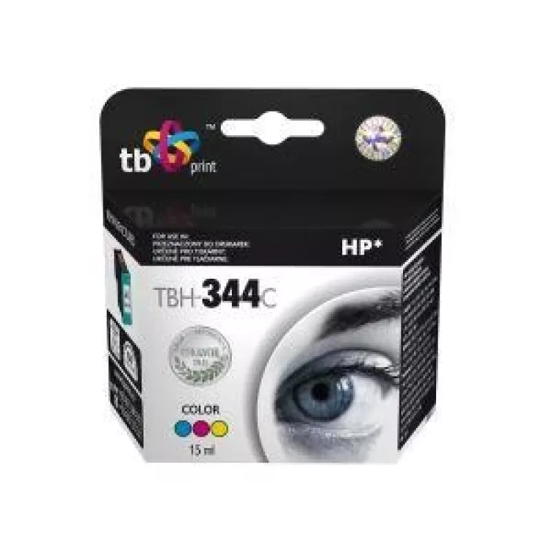 Kasetė rašalinė TBH-344C (HP Nr. 344 - C9363EE) Spalvota perdirbta