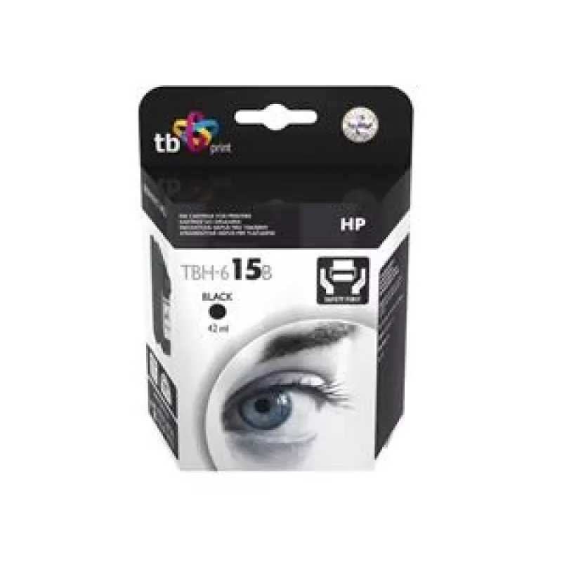 Ink TBH-615B (HP Nr. 15-C6615DE) juoda perdirbta