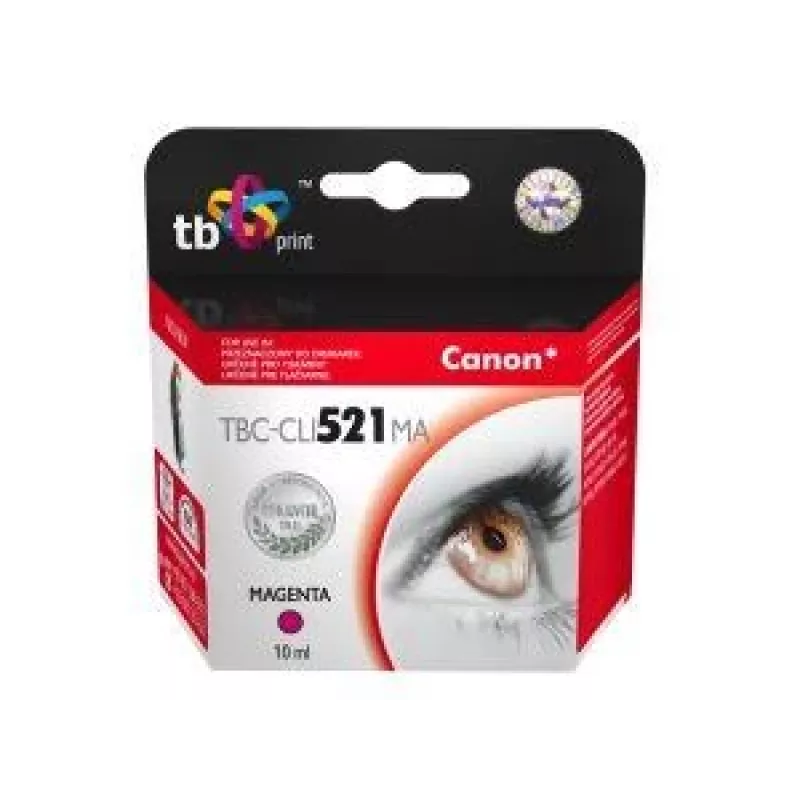 Rašalo kasetė TB Kompat. S Canon CLI-521M 100% New