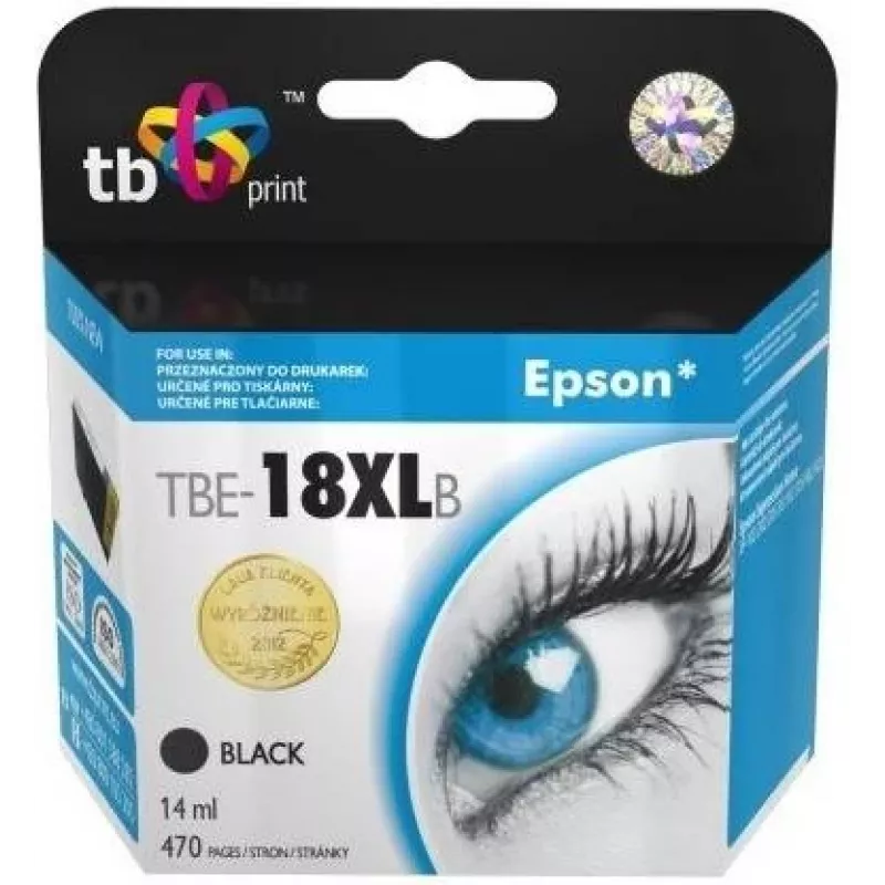 Rašalo kasetė TB Kompat. S Epson T1811 Bk 100% Nauja