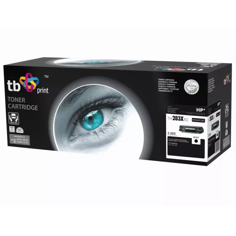 Kasetė TB suderinama su HP CF283X Juoda 2200 psl.