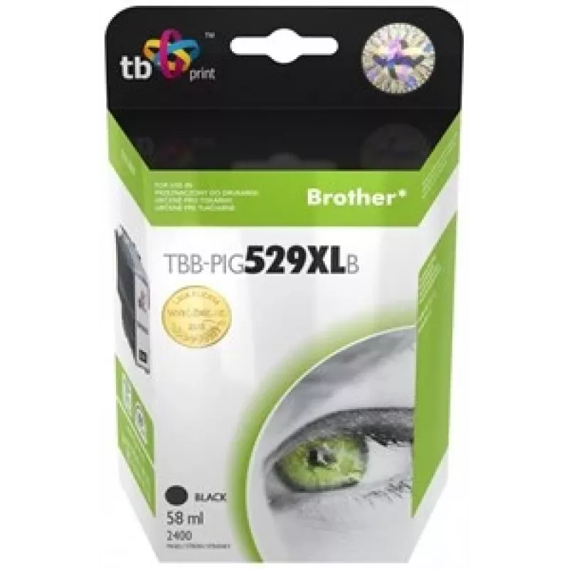 Ink. Kaz. TB suderinamas su Brother LC529/539 PIG BK naujas