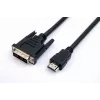 TB HDMI-DVI laidas 1,8 m, auksuotas, pintas, DVI 24+1