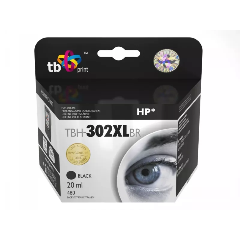 Kasetė su rašalu TB Print BH-302XLBR (Juoda) suderinama su F6U68AE