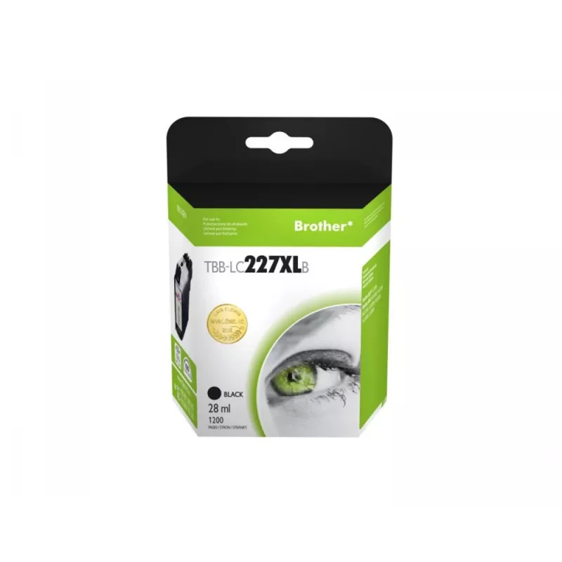 Rašalo kasetė Ink. Kaz. TB, suderinama su Brother LC227XL, juoda, nauja