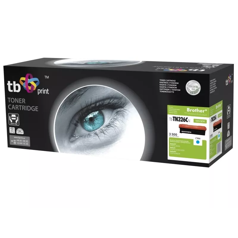 Toneras Brother TN326 C TB-TN326CN CY 100% naujas