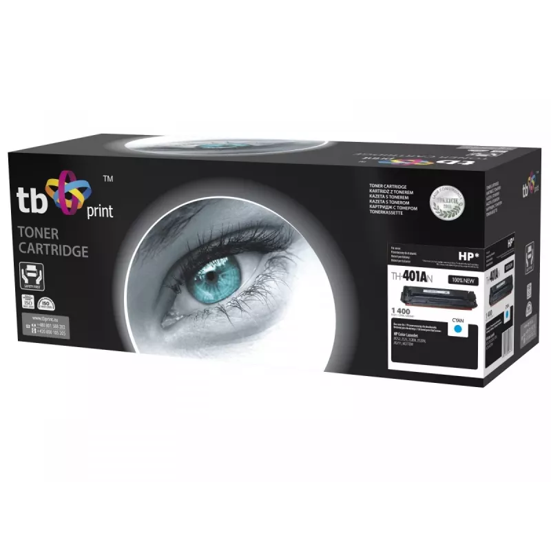 Toner TB suderinamas su HP CLJM252/277, CY, 1400, naujas