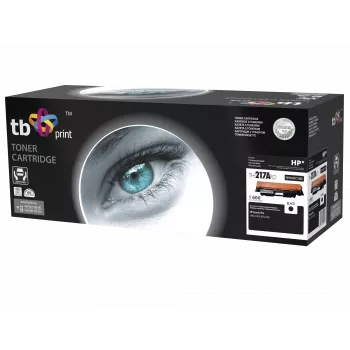 Toner TB suderinamas su HP CF217A LJ 104, juodas, perdirbtas