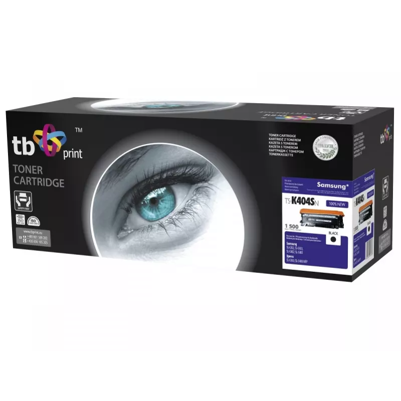 Toneras TB Komp S Samsung CLT-K404S, originalus, juodas, 1500 puslapių