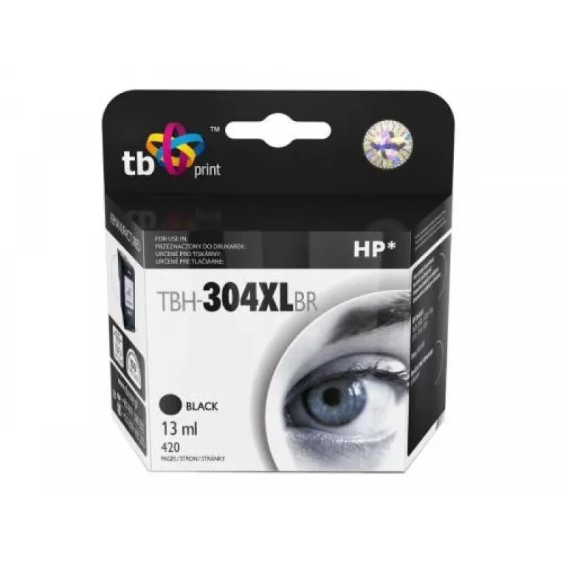 Suderinamas rašalas HP DJ 3700, juoda, perdirbtas, 13 ml