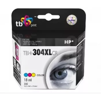 Suderinama rašalo kasetė HP DJ 3700, spalvota, perdirbta, 18 ml