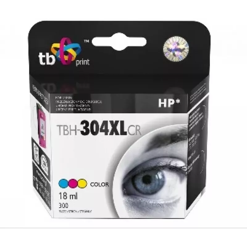 Suderinama rašalo kasetė HP DJ 3700, spalvota, perdirbta, 18 ml
