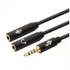 Adapter TB 3,5 mm MiniJack skirstytuvas 1x 3,5 mm kištukas į 2x 3,5 mm lizdus, modelis AKTBXAJ0P2J030B