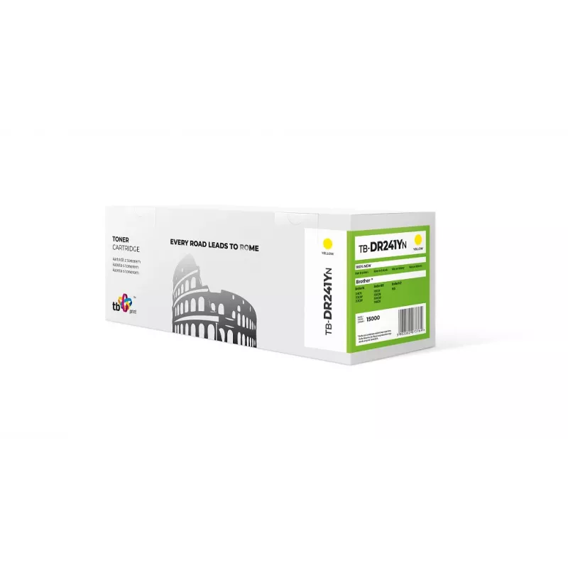 Drumo blokas Brother DR241 TB-DR241YN geltonas 10000 puslapių
