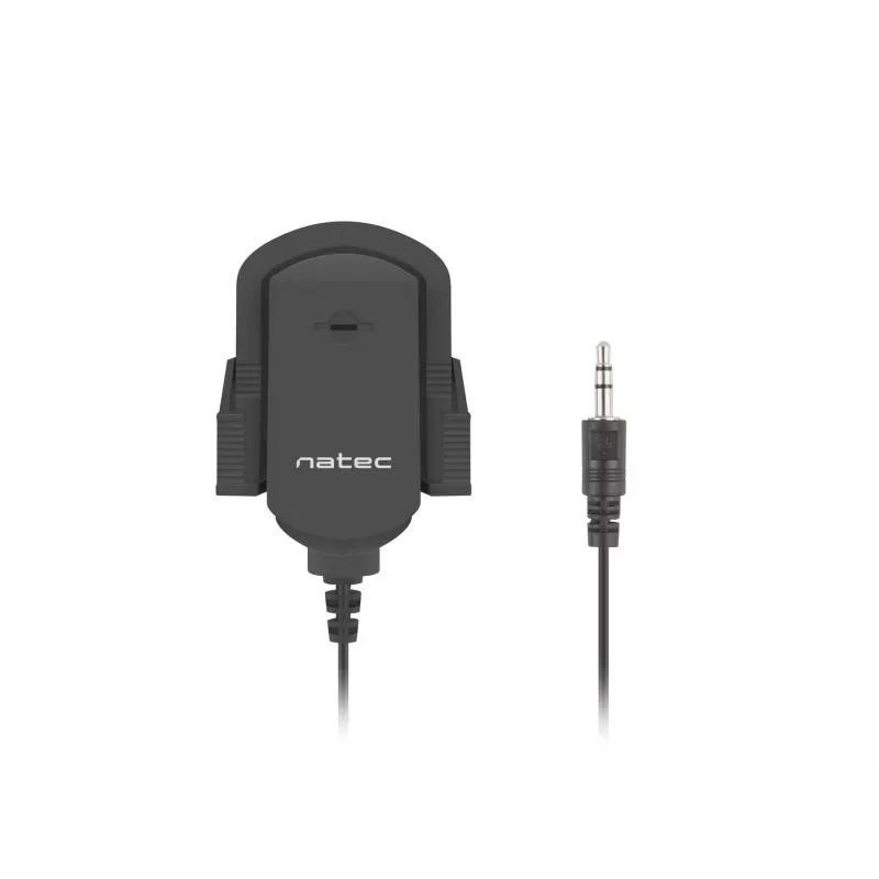Segtuvinis mikrofonas NATEC NMI-1352, laidinis 3.5 mm, jautrumas -58 dB, 50–16000 Hz, 1.8 m laidas, 20 g