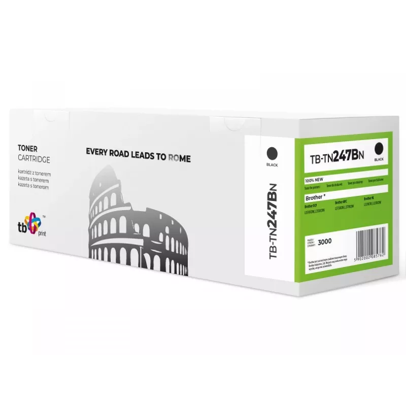 Kasetė su toneriu Brother TN247 B TB-TN247BN BK 100% nauja