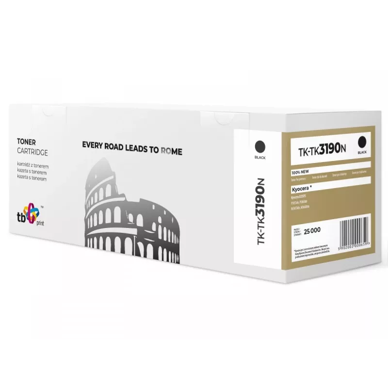 Toner TB suderinamas su Kyocera TK-3190, juodas, naujas