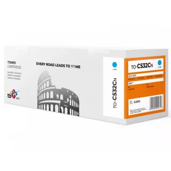 Toner TB suderinamas su C532 TO-C532CN CY 100% naujas