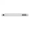 Valdomas L2 tinklo jungiklis UBIQUITI USW-Aggregation – 8 SFP+ prievadai, 10G, be ventiliatoriaus, 1U, sidabrinis