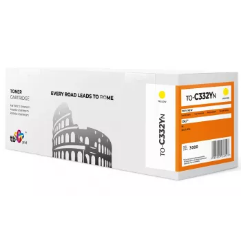 Toner TB suderinamas su OKI C332 to-C332YN YE