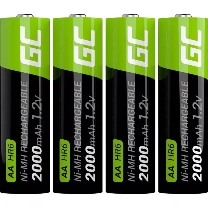 Įkraunama baterija Green Cell GR02 — NiMH AA 1,2 V 2000 mAh, 2 vnt.