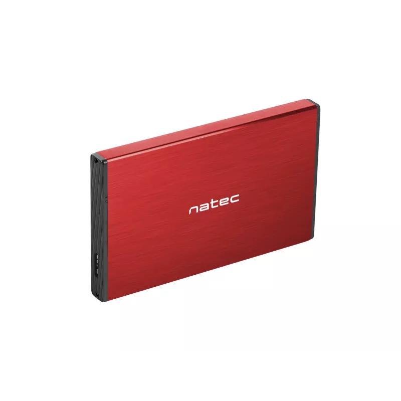 NATEC HDD korpusas RHINO GO (USB 3.0, 2.5 inch, raudonas)