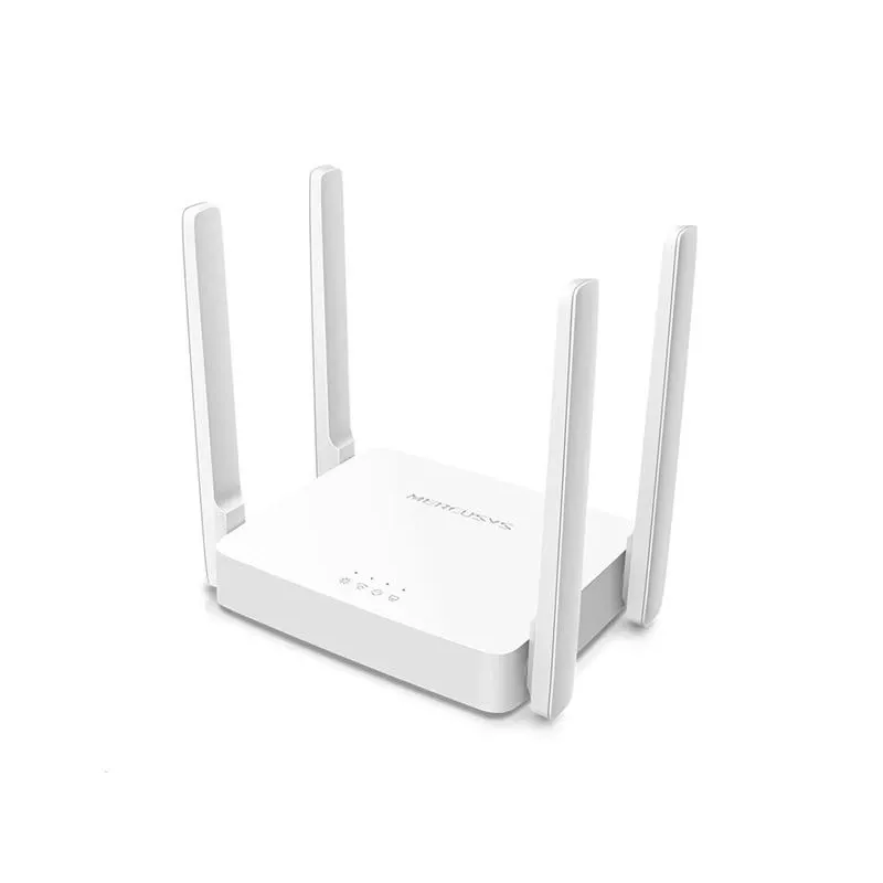 Stalinis maršrutizatorius MERCUSYS AC10 dviejų juostų 2.4/5 GHz Wi‑Fi 5, 4 išorinės antenos, 1x Fast Ethernet (WAN/LAN)
