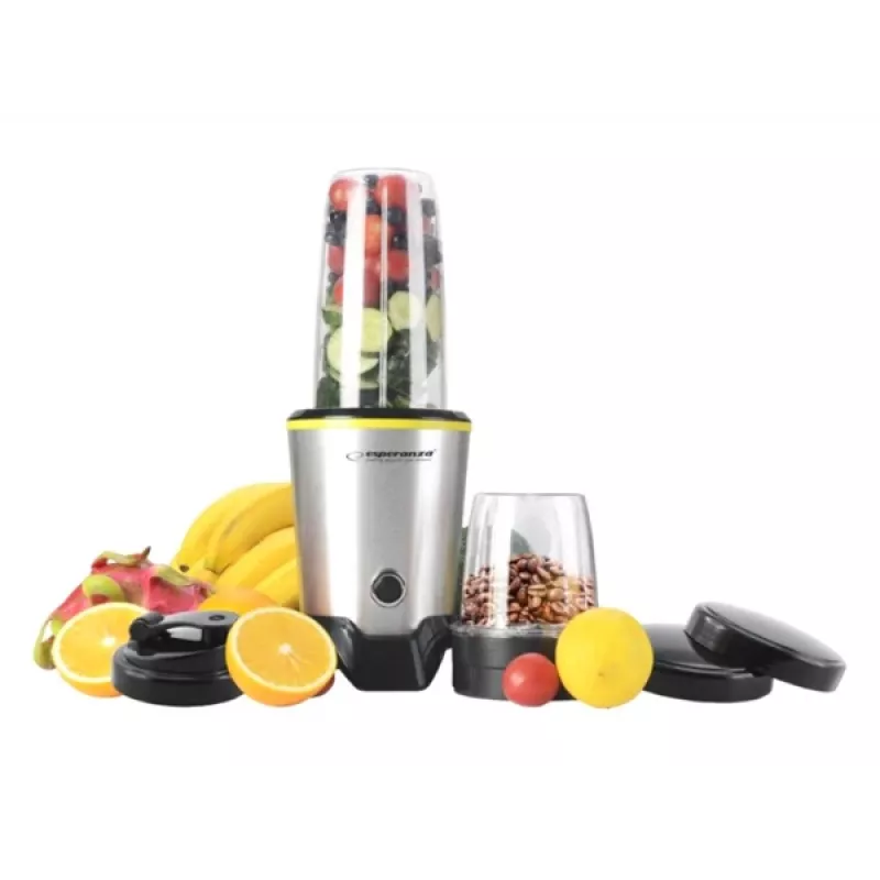 Esperanza EKM028 stalo blenderis 1000 W Juodas, Nerūdijantis plienas