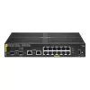 HPE Aruba Networking 6100 12G Class4 PoE 2G/2SFP+ 139W valdomas L3 gigabitinis Ethernet (10/100/1000) maitinimas per Ethernet (PoE) 1U juodas