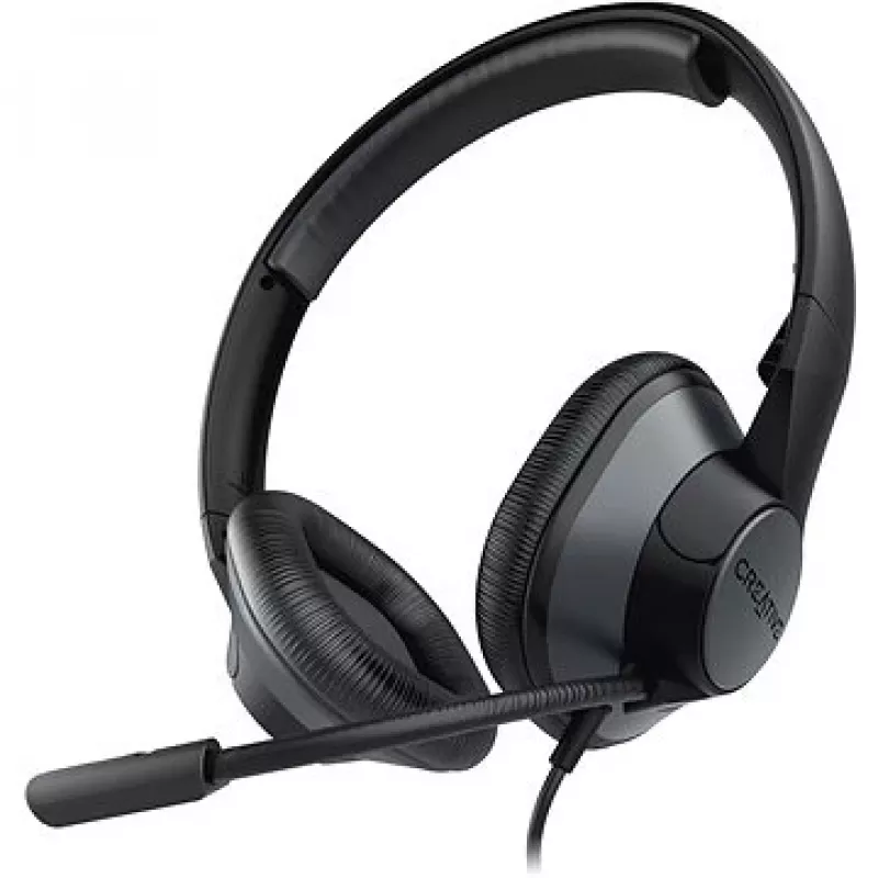 Ausinės Creative HS-720 V2 ant ausų, USB, juodos ir sidabrinės spalvos