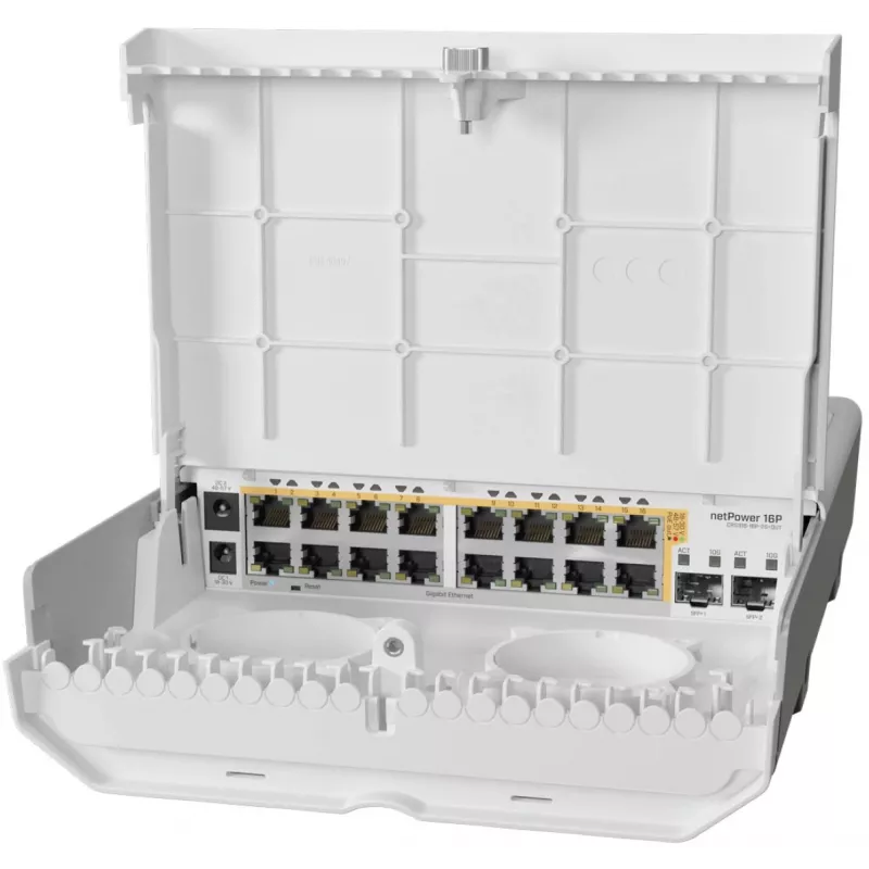 MikroTik netPower 16P L2/L3 valdiklis Gigabit Ethernet PoE