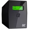 Nepertraukiamo maitinimo šaltinis Green Cell UPS02 0,8 kVA (480 W) Line-Interactive, LCD, 2x F tipo lizdai, USB-B, RJ-45, RJ-11