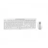 Belaidis klaviatūros ir pelės rinkinys CHERRY Stream Desktop Recharge, QWERTZ, vokiškas išdėstymas, pilka