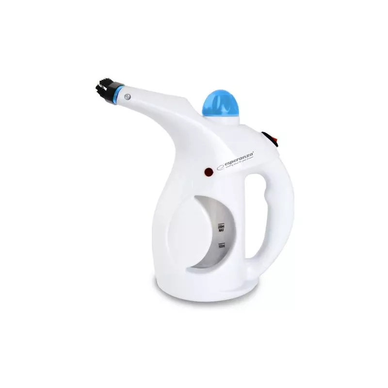 Rankinis drabužių garintuvas ESPERANZA EHI006 — 800 W, 15 g/min garo, 0,2 L bakelis, 1,5 m laidas, juodas