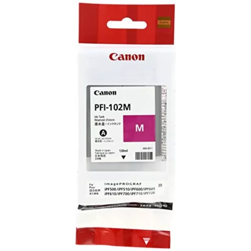 Canon PFI-102M original rašalo kasetė, 1 vnt., purpurinė