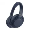 Ausinės Sony WH1000XM4L.CE7, uždengiančios ausis, laidinės ir belaidės (Bluetooth, USB-C), mėlynos, lankeliu ant galvos