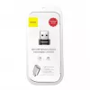 Adapteris Baseus USB (vyriškas) į Type-C (moterišką), juodas