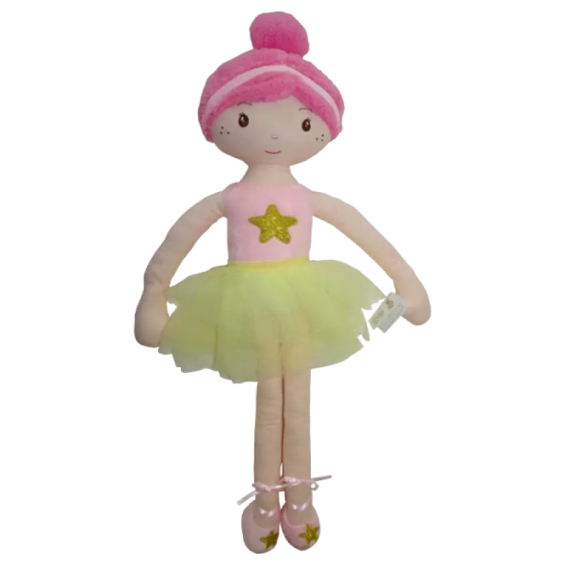 TULILO balerinos lėlė rožinė 70 cm