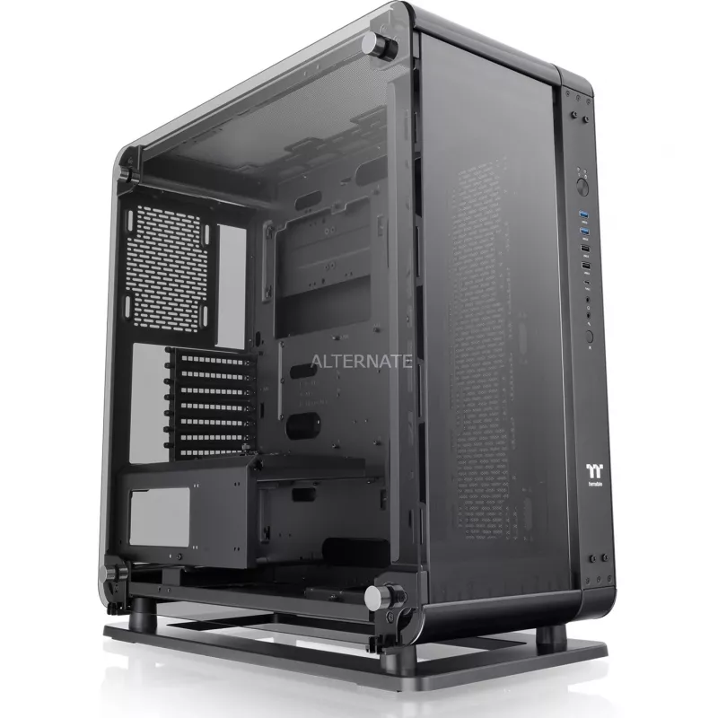 PC korpusas Thermaltake Core P6 Grūdintas Stiklas Midi bokštas Juodas