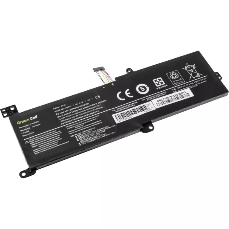 Baterija Green Cell LE125, skirta Lenovo IdeaPad (7,4 V, 3500 mAh, LiPo, juoda)