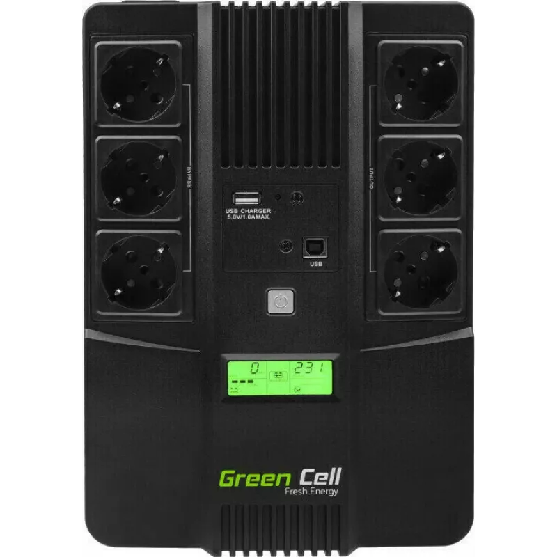 Green Cell PowerStream KABGC07 USB-C į Lightning kabelis, 1 m, PD, Apple MFi, juodas