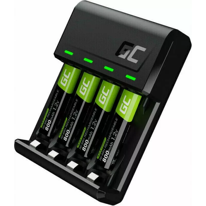 Įkroviklis baterijoms universalus USB Green Cell GRSETGC02