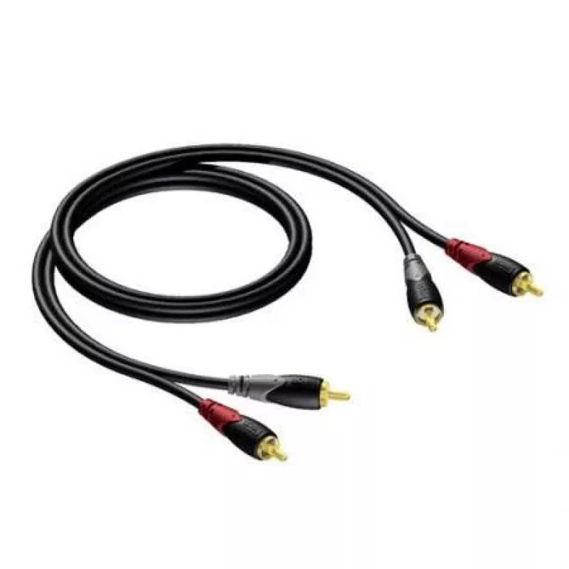 Kabelis 2x RCA/RCA Kištukas - 2x RCA/RCA Kištukas 1,5 m
