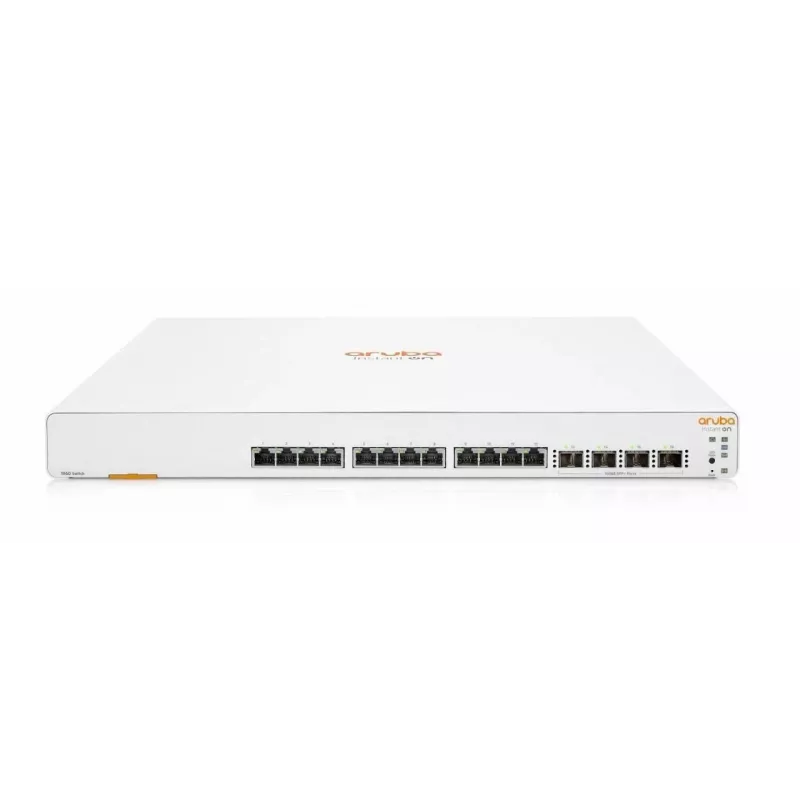 HPE Aruba Networking Instant On 1960 valdomas L2+ jungiklis, 12 prievadų 10GBASE-T, 4 prievadai SFP+